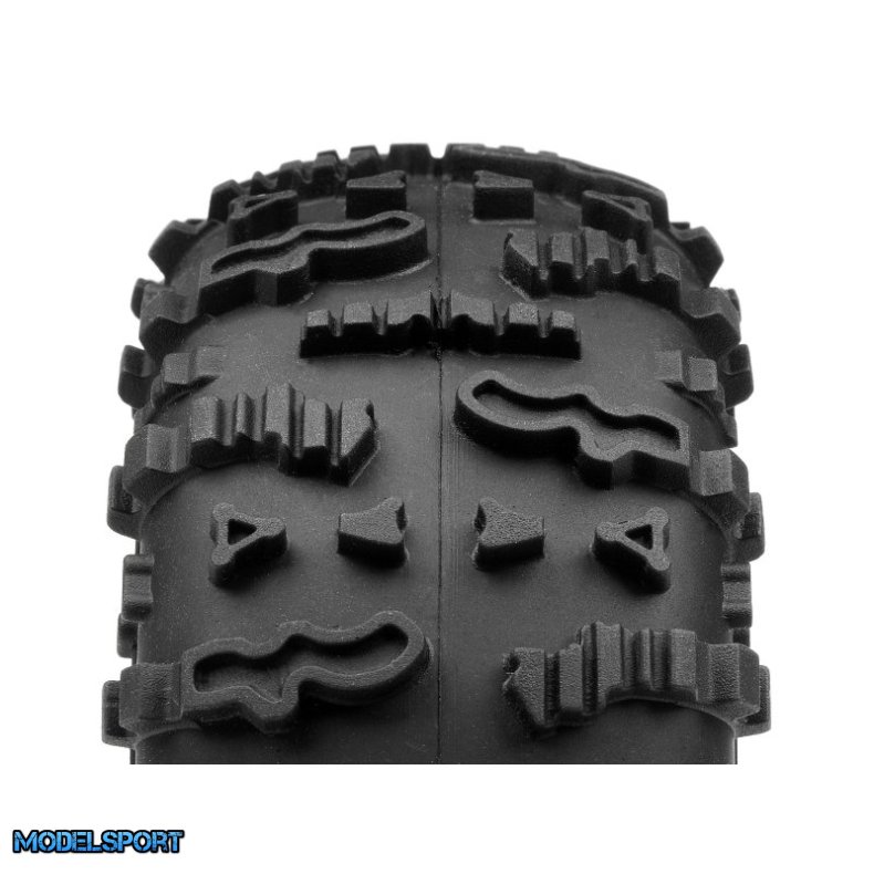 HPI 67913 Rover 1.9 Tire (Red/Rock Crawler/2Pcs)