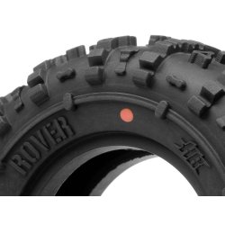 HPI 67913 Rover 1.9 Tire (Red/Rock Crawler/2Pcs)