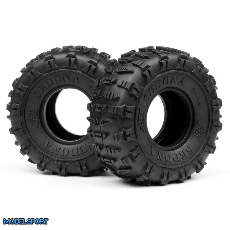 HPI 67918 Sedona Tire (White/Rock Crawler/2Pcs)