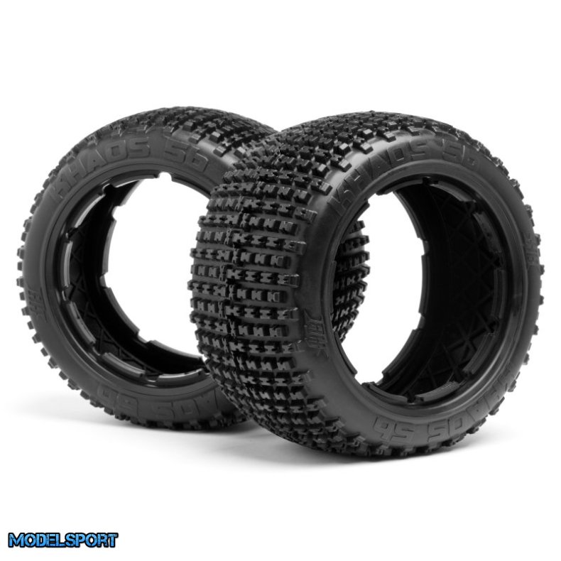 HPI 67972 Khaos Tire (White/Baja 5B/Rear/2Pcs)