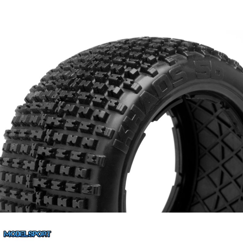 HPI 67972 Khaos Tire (White/Baja 5B/Rear/2Pcs)