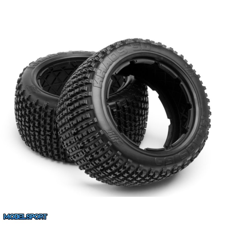 HPI 67972 Khaos Tire (White/Baja 5B/Rear/2Pcs)