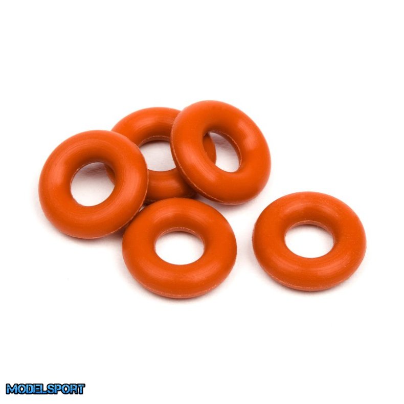 HPI 6819 Silicon O-Ring P-3 (Red) (5 Pcs)
