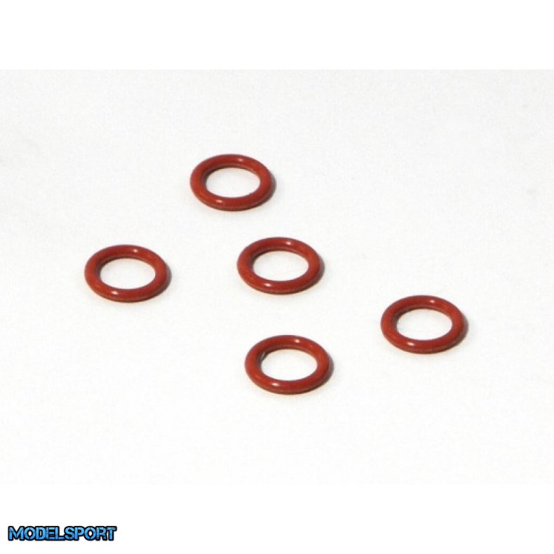 HPI 6823 Silicone O Ring Ss-045 4.5 X 6.6mm (Red)(5Pcs)