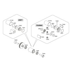 HPI 73404 Driveshaft Inner / Outer / Servo Arm Set