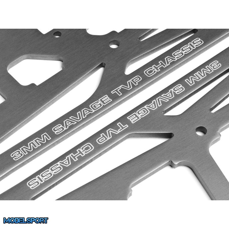 HPI 73941 Main Chassis Set (Savage Xl/Gray)