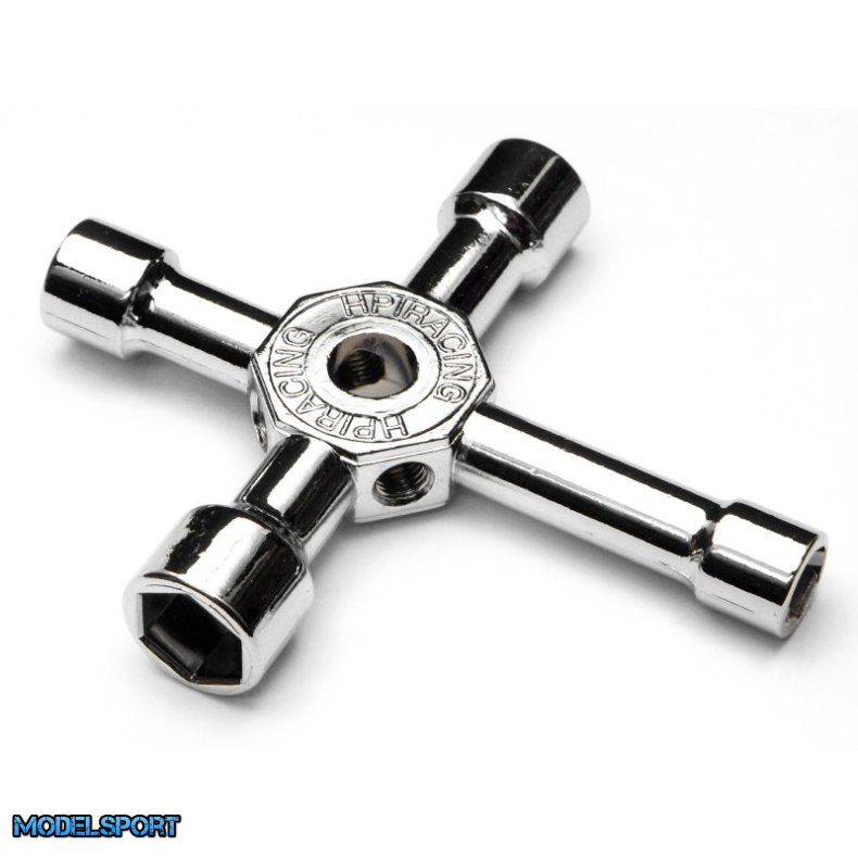 HPI 74111 4 Way Glow Plug Wrench (Small)