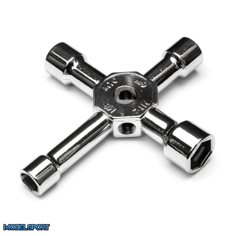 HPI 74111 4 Way Glow Plug Wrench (Small)