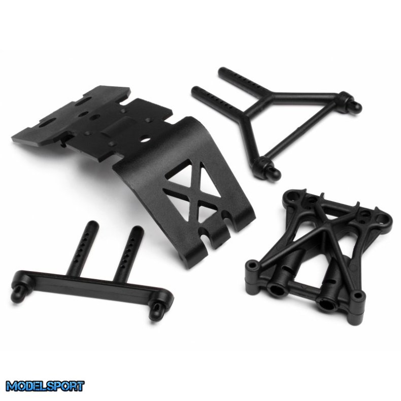 HPI 82014 Skid Plate/Shock Tower Set