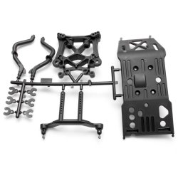 HPI 85234 Skid Plate/Body Mount/Shock Tower Set
