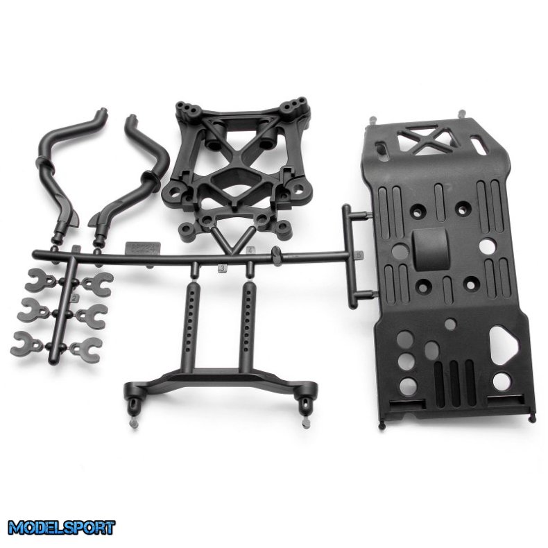 HPI 85234 Skid Plate/Body Mount/Shock Tower Set