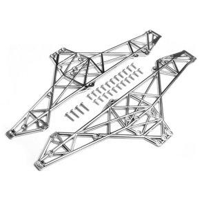 HPI 85254 Main Chassis Set (Matte Chrome)