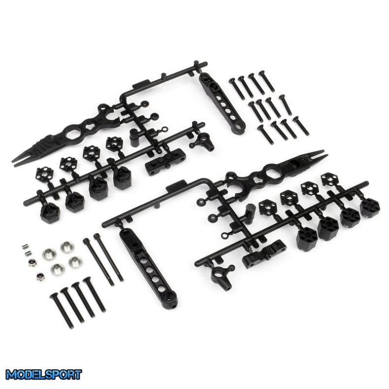 HPI 85279 Front Body Mount/Wheel Hub Set (2Pcs)