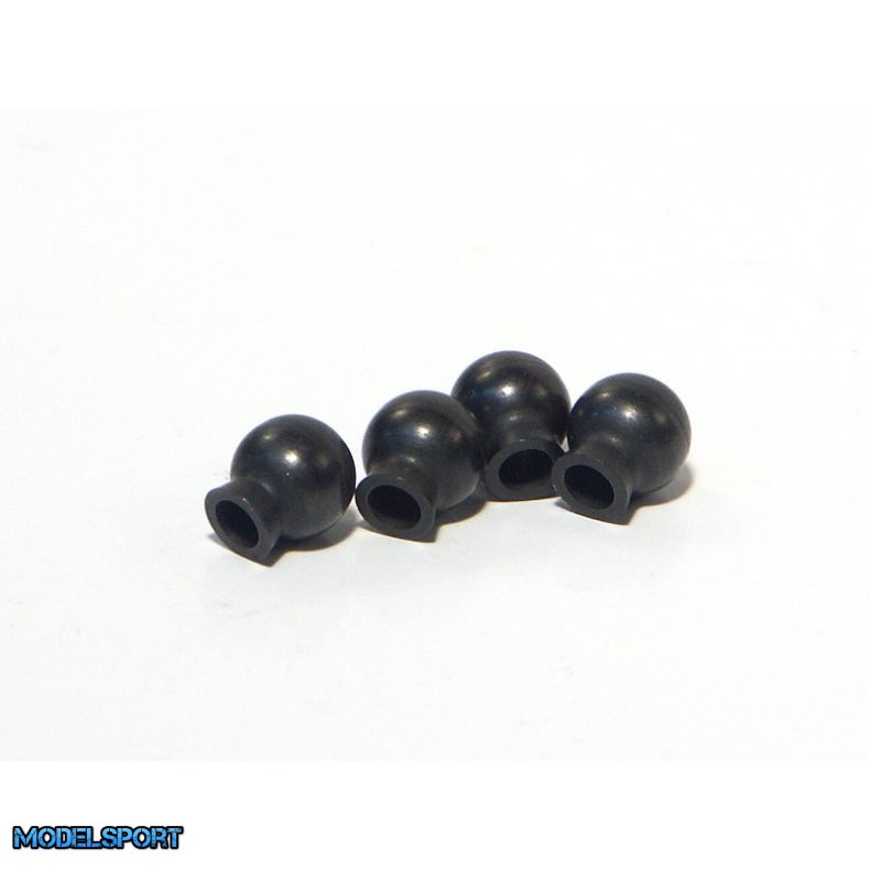 HPI 86059 Ball 6.8X7.3X3mm (Black/4Pcs)