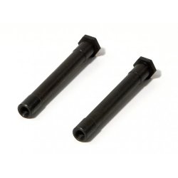 HPI 86090 Steering Crank Post 6 X 49mm (Black/2Pcs)