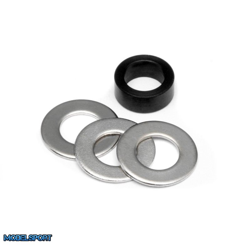 HPI 86171 Metal Spacer Set 5X7.5X3mm