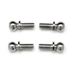 HPI 86196 Ball 4.7X6.5mm (4-40/Hex Socket/Silver/4pcs)