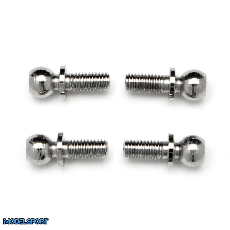 HPI 86196 Ball 4.7X6.5mm (4-40/Hex Socket/Silver/4pcs)