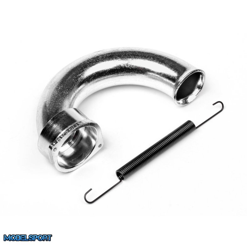 HPI 86247 Exhaust Header (Silver)