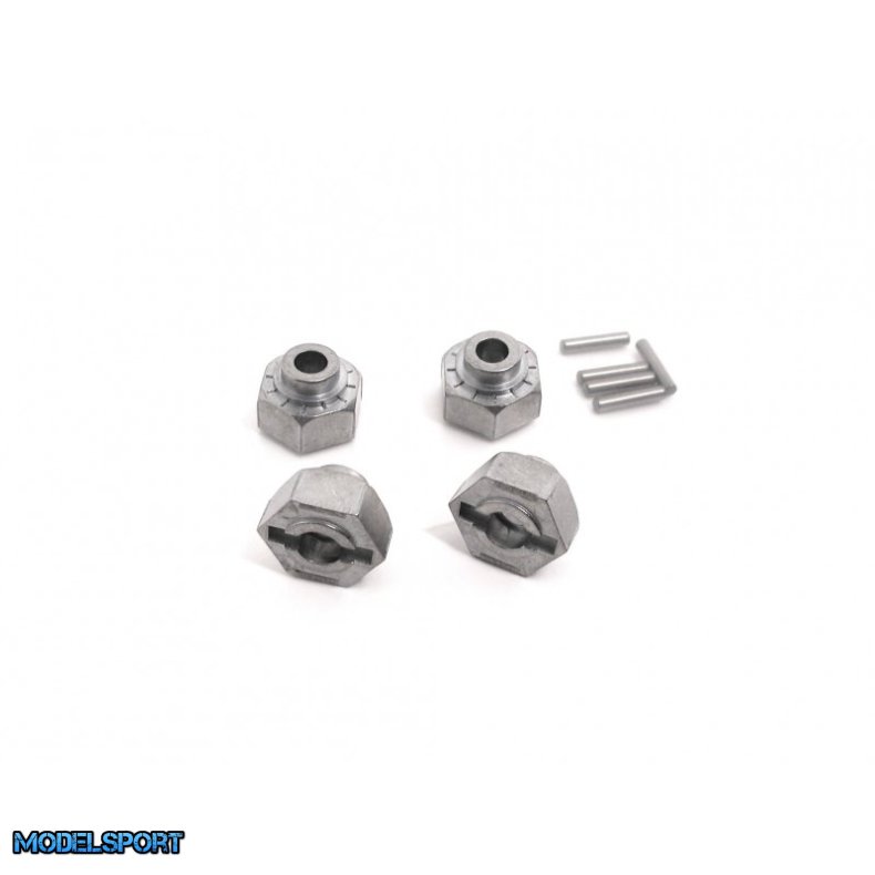 HPI 86349 Hex Wheel Hub 12mm (Silver/4Pcs)