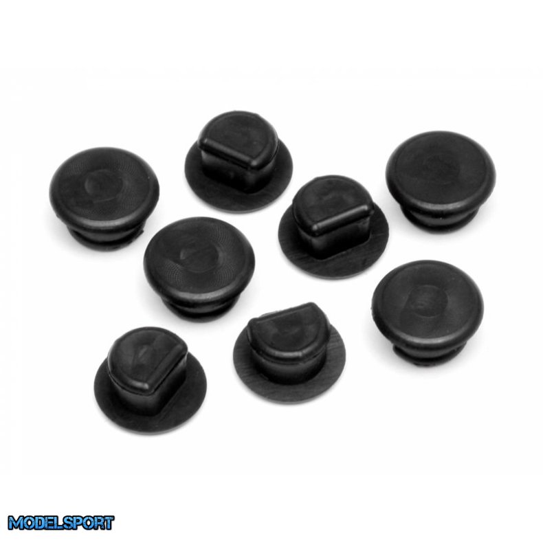 HPI 86664 Rubber Cap 6X5mm (8Pcs)