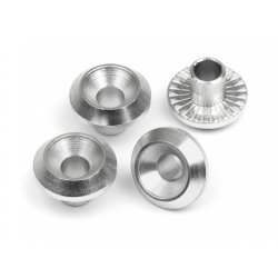 HPI 86985 Wheel Washer (Silver/4Pcs)