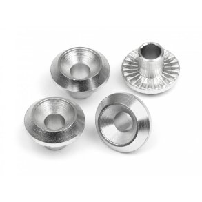 HPI 86985 Wheel Washer (Silver/4Pcs)