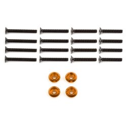 HPI 86986 Wheel Washer (Orange/4Pcs)