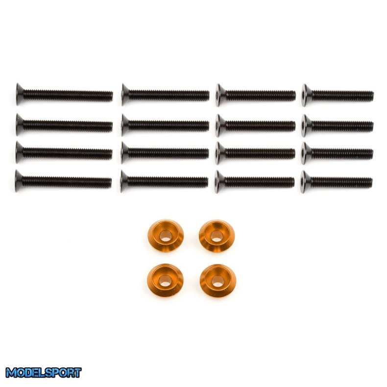 HPI 86986 Wheel Washer (Orange/4Pcs)