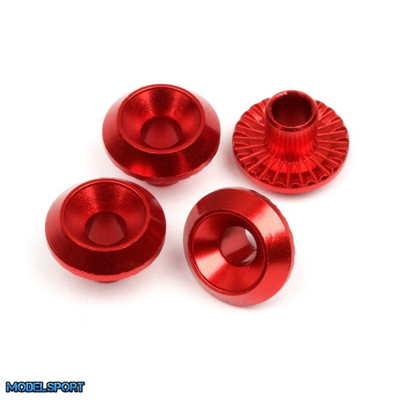 HPI 86988 Wheel Washer (Red/4Pcs)