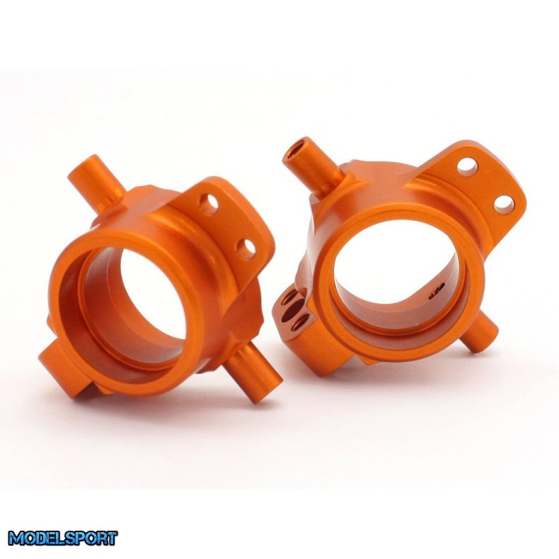 HPI 86994 Hd Aluminum Front Hub Carrier (Orange/2Pcs)