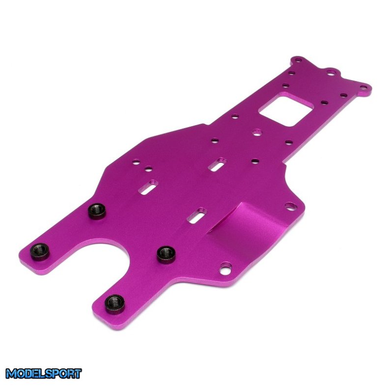 HPI 87416 Rear Chassis Plate (Purple)