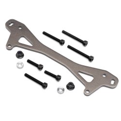 HPI 87551 Rear Shock Mount Plate A (Gunmetal/+12mm)