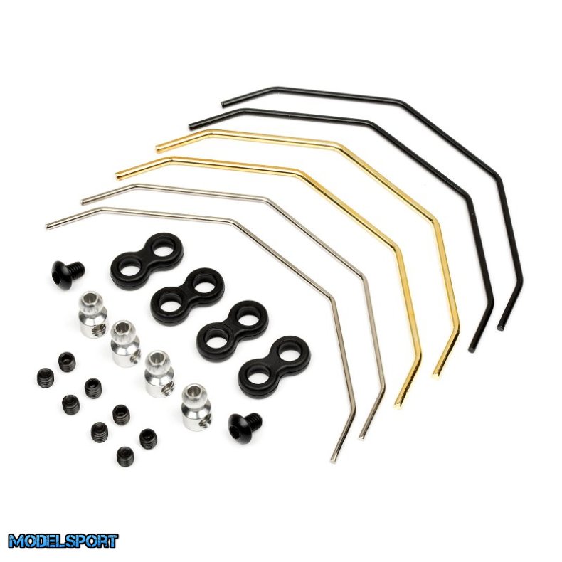 HPI 87598 Sway Bar Set (Front/Rear/Cup Racer)