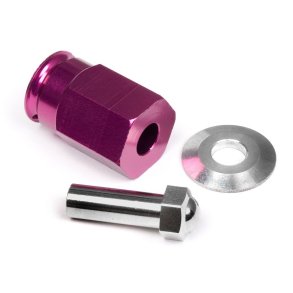 HPI 88055 Aluminum Wide Hex Hub 12mm (24mm Wide/Purple)