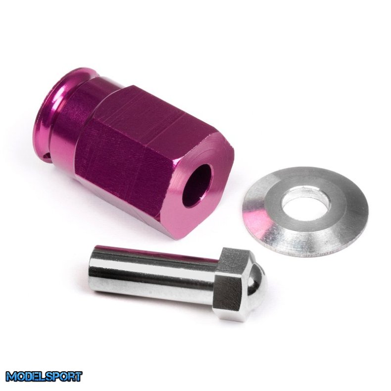 HPI 88055 Aluminum Wide Hex Hub 12mm (24mm Wide/Purple)