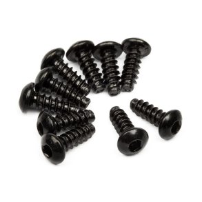 HPI 94353 Tp. Button Head Screw M3X8mm (Hex Socket/10Pcs)