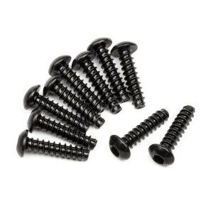 HPI 94355 Tp. Button Head Screw M3X12mm (Hex Socket/10Pcs)
