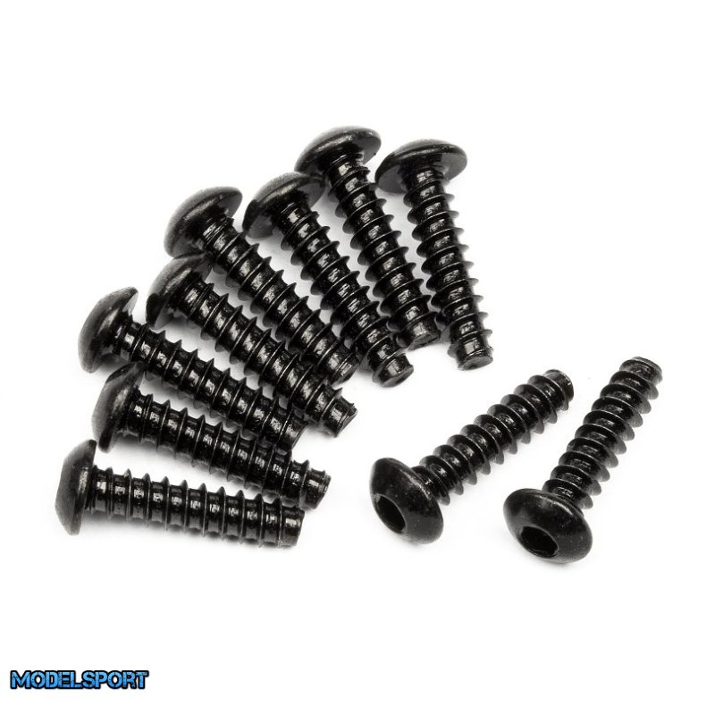 HPI 94355 Tp. Button Head Screw M3X12mm (Hex Socket/10Pcs)
