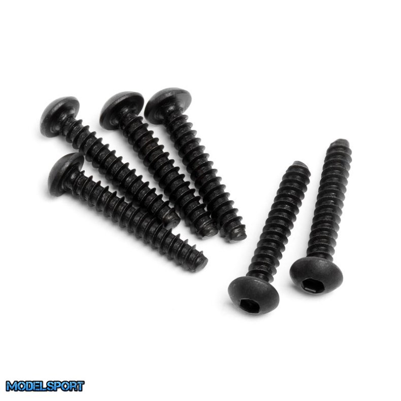 HPI 94357 Tp. Button Head Screw M3X18mm (6Pcs)