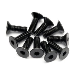 HPI 94530 Flat Head Screw M4X12mm (Hex Socket/10Pcs)