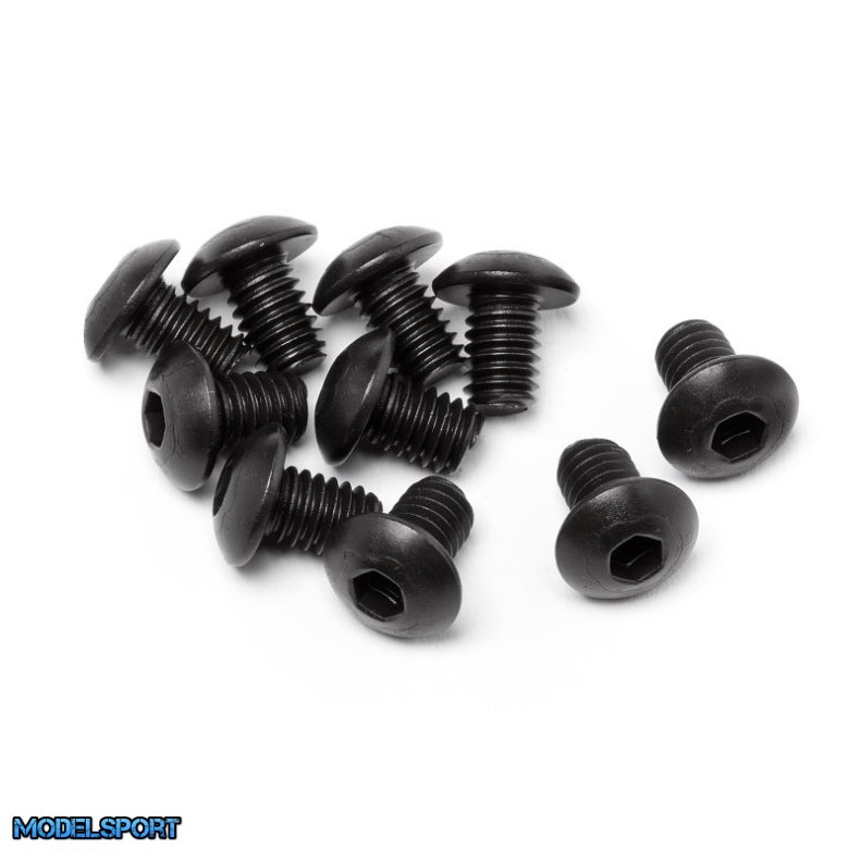 HPI 94552 Button Head Screw M4X6mm (Hex Socket/10Pcs)