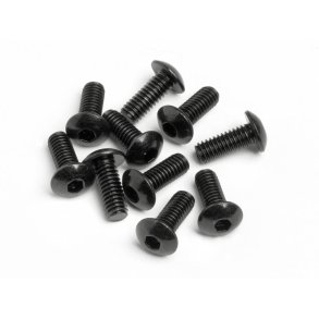 HPI 94554 Button Head Screw M4X10mm (Hex Socket/10Pcs)