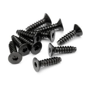 HPI 94631 Tp Flat Head Screw M4X15mm (Hex Socket/10Pcs)