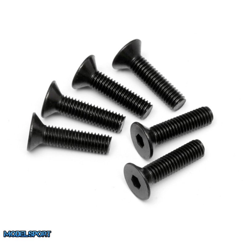 HPI 94732 Flat Head Screw M5X20mm (Hex Socket/6Pcs)