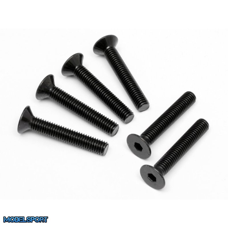 HPI 94735 Flat Head Screw M5X30mm (Hex Socket/6Pcs)