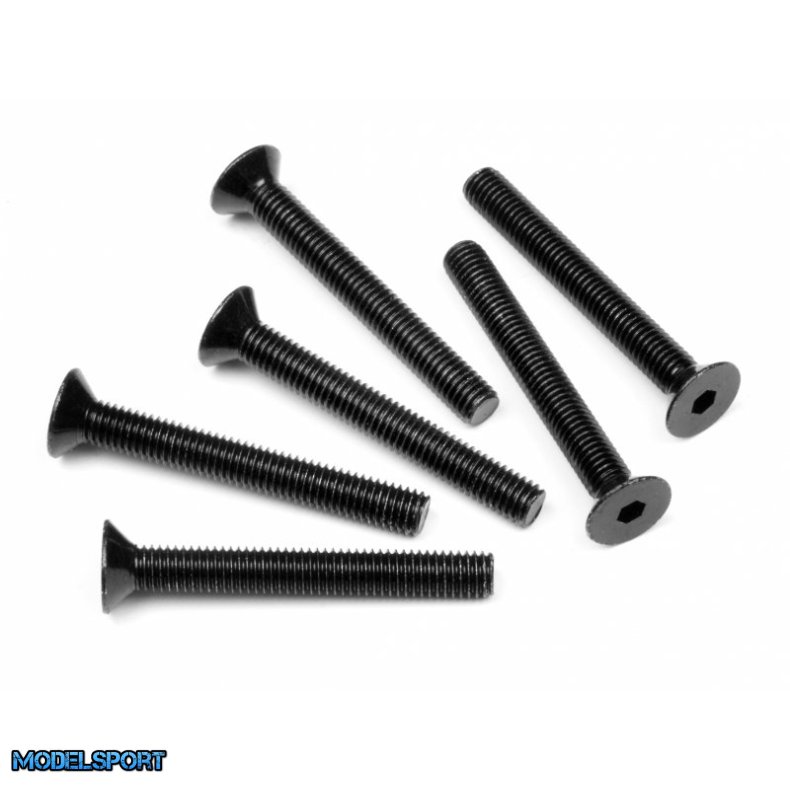 HPI 94737 Flat Head Screw M5X40mm (Hex Socket/6Pcs)