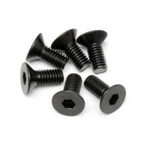 HPI 94879 Flat Head Screw M6X14mm (Hex Socket/6Pcs)