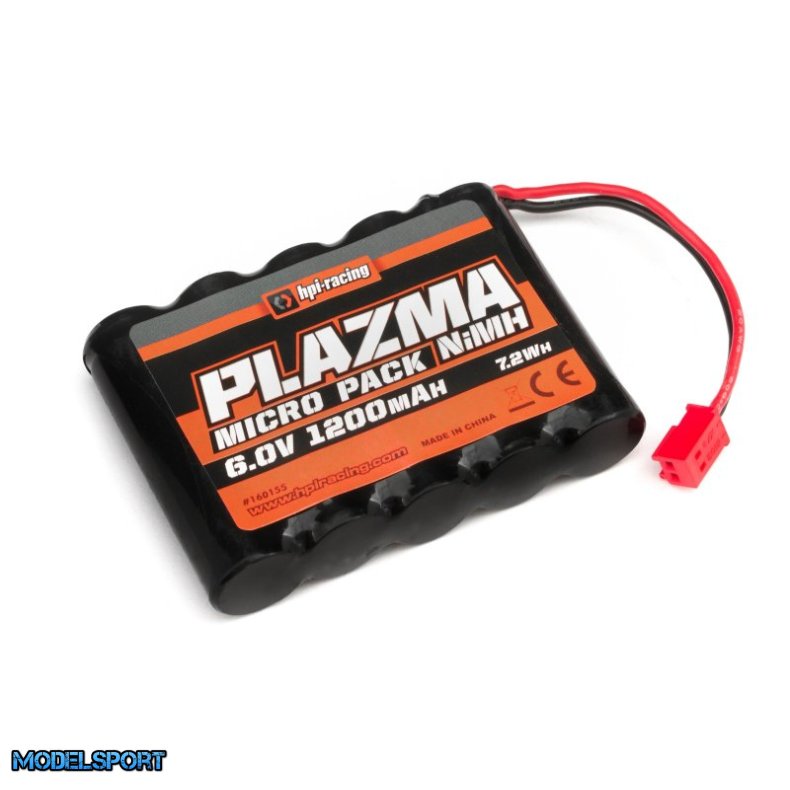 HPI Plazma 6.0V 1200mAh Micro RS4 NiMh Batteri