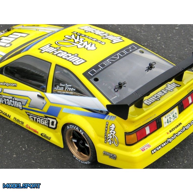 HPI 17214 Toyota Levin AE86 Karosseri 190mm